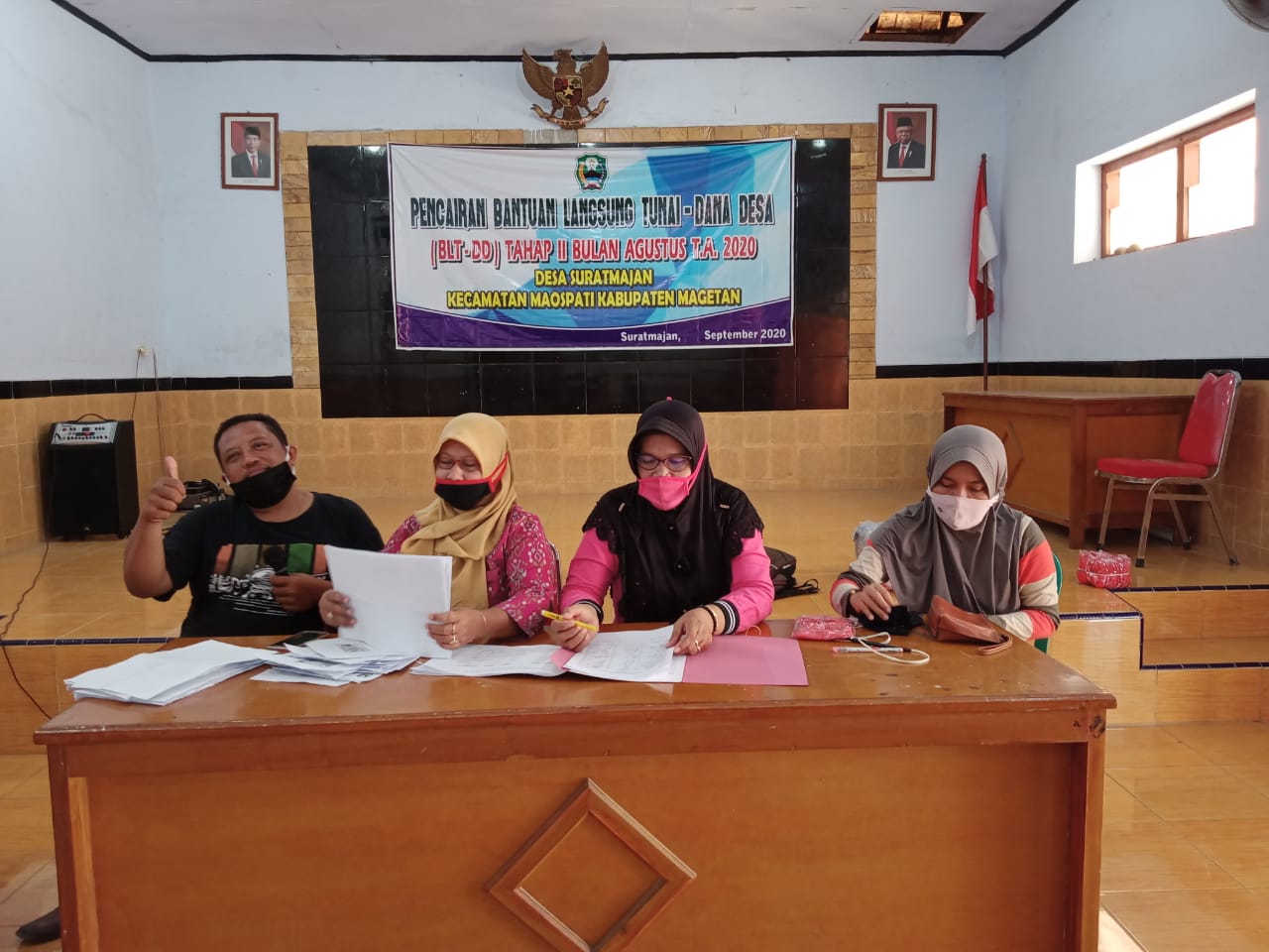 PENCAIRAN BLT  DD TAHAP 2 TAHUN 2020 BULAN SEPTEMBER